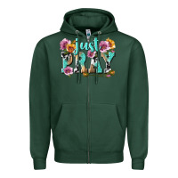 Sports Green just pray Zipper Hoodie - texasbilliewilder