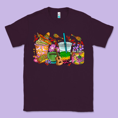 Mexico Coffee Cups Classic Tee Designed By Ranaportraitstore