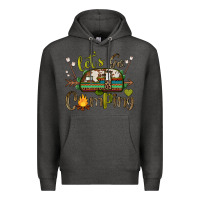 Charcoal Heather let's go camping Premium Hoodie - BarkalooDesign