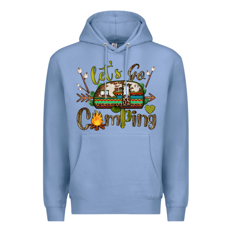 Let's Go Camping Premium Hoodie by BarkalooDesign | Teevron