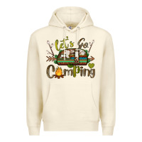Sandshell let's go camping Premium Hoodie - BarkalooDesign