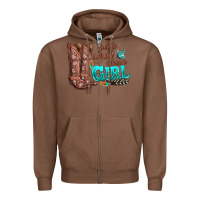 Chestnut justas malltown girlie Zipper Hoodie - texasbilliewilder