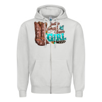 Dove Grey justas malltown girlie Zipper Hoodie - texasbilliewilder