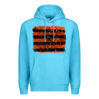 Ocean Blue halloween spider backround Premium Hoodie - RanaPortraitStore