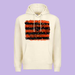 Halloween Spider Backround Premium Hoodie Designed By Ranaportraitstore