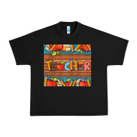 Black teacher and pens apples books leopard and tooled leather tumbler Urban Heavy Tee - Artiststas
