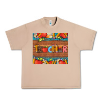 Burro teacher and pens apples books leopard and tooled leather tumbler Urban Heavy Tee - Artiststas