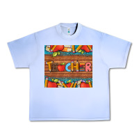 Grape Ice teacher and pens apples books leopard and tooled leather tumbler Urban Heavy Tee - Artiststas