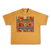Peanut Butter teacher and pens apples books leopard and tooled leather tumbler Urban Heavy Tee - Artiststas