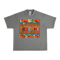 Tornado teacher and pens apples books leopard and tooled leather tumbler Urban Heavy Tee - Artiststas