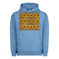Pigment Pebble Blue leopard glitter sunflower tumbler Urban Hoodie - Jasminsmagicworld