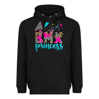 Black bmx princess Heavyweight Hoodie - Zillion Design Studio