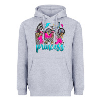 Heather Grey bmx princess Heavyweight Hoodie - Zillion Design Studio