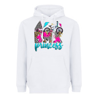 White bmx princess Heavyweight Hoodie - Zillion Design Studio