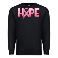 Black hope and pink ribbon Premium Sweatshirt - HRA Design Shop
