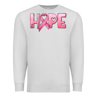 Dove Grey hope and pink ribbon Premium Sweatshirt - HRA Design Shop