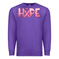Purple hope and pink ribbon Premium Sweatshirt - HRA Design Shop