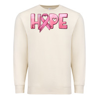 Sandshell hope and pink ribbon Premium Sweatshirt - HRA Design Shop