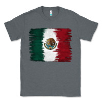 Charcoal Heather Mexican Flag Classic Tee - RanaPortraitStore