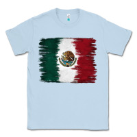 Dusty Blue Mexican Flag Classic Tee - RanaPortraitStore