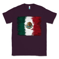 Plum Mexican Flag Classic Tee - RanaPortraitStore