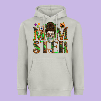 Momster Heavyweight Hoodie Designed By Texasbilliewilder