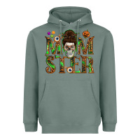 Sage Momster Heavyweight Hoodie - texasbilliewilder