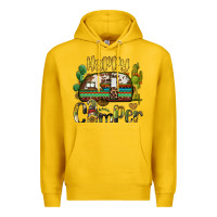 Lemon happy camper caravan and gnome Premium Hoodie - BarkalooDesign