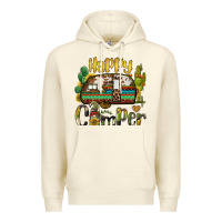 Sandshell happy camper caravan and gnome Premium Hoodie - BarkalooDesign
