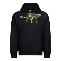 Black Ankylosaurus T-Rex Urban Hoodie - LillyAllenDesigns