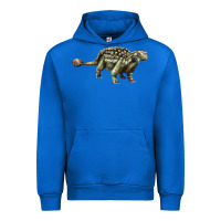 Cobalt Ankylosaurus T-Rex Urban Hoodie - LillyAllenDesigns