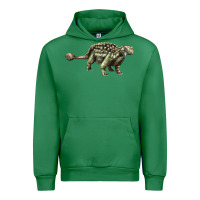 Emerald Ankylosaurus T-Rex Urban Hoodie - LillyAllenDesigns