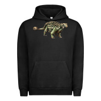 Pigment Black Ankylosaurus T-Rex Urban Hoodie - LillyAllenDesigns