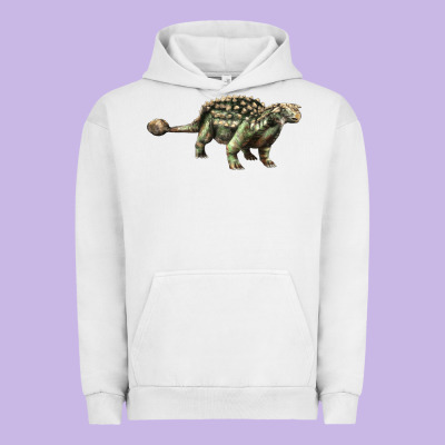 Ankylosaurus T-rex Urban Hoodie Designed By Lillyallendesigns