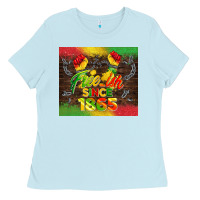 Baby Blue free ish since 1865 Ladies Tee - BarkalooDesign