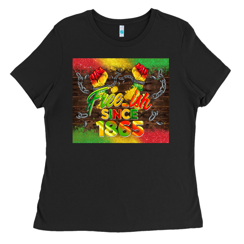 Free Ish Since 1865 Ladies Tee by BarkalooDesign | Teevron