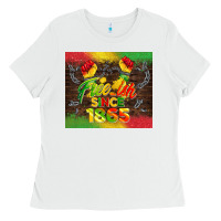 White free ish since 1865 Ladies Tee - BarkalooDesign
