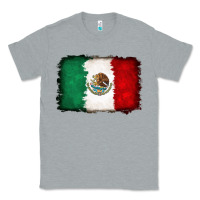 Heather Grey Mexican flag Classic Tee - RanaPortraitStore