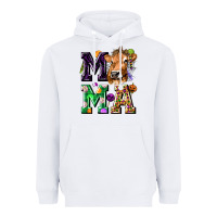 White Mama Cow Halloween Heavyweight Hoodie - texasbilliewilder