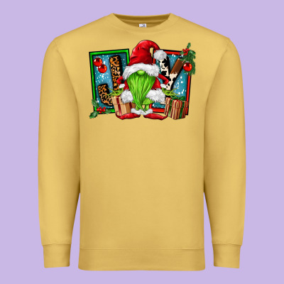 Joy Green Gnomes Premium Sweatshirt Designed By Fadigitalartstudio