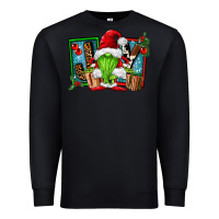 Black joy green gnomes Premium Sweatshirt - FaDigitalArtStudio