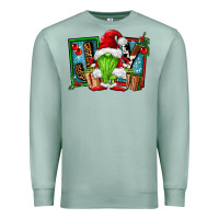 Seafoam joy green gnomes Premium Sweatshirt - FaDigitalArtStudio