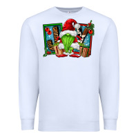 White joy green gnomes Premium Sweatshirt - FaDigitalArtStudio