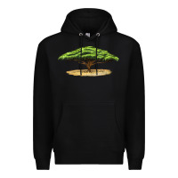 Black acacia tree Premium Hoodie - LillyAllenDesigns