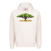 Pale Pink acacia tree Premium Hoodie - LillyAllenDesigns