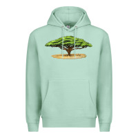 Seafoam acacia tree Premium Hoodie - LillyAllenDesigns