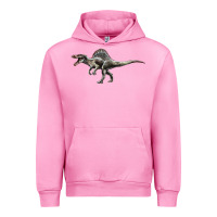 Fuchsia Pink Spinosaurus Urban Hoodie - LillyAllenDesigns