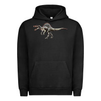 Pigment Black Spinosaurus Urban Hoodie - LillyAllenDesigns