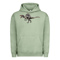 Pigment Oil Green Spinosaurus Urban Hoodie - LillyAllenDesigns