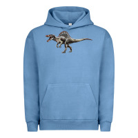 Pigment Pebble Blue Spinosaurus Urban Hoodie - LillyAllenDesigns